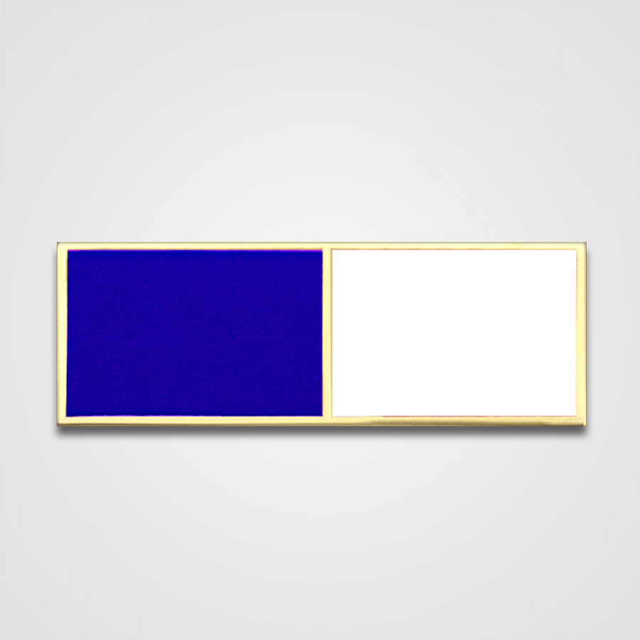 
            
                Load image into Gallery viewer, 2-Stripe Blue/White Merit Pin-Bar
            
        