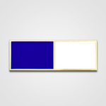 2-Stripe Blue/White Merit Pin-Bar