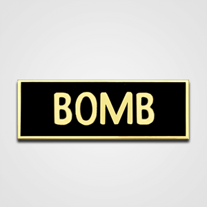 Bomb Merit Pin-Bar