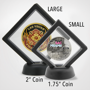
            
                Load image into Gallery viewer, Illusion Frame Coin Displays
            
        