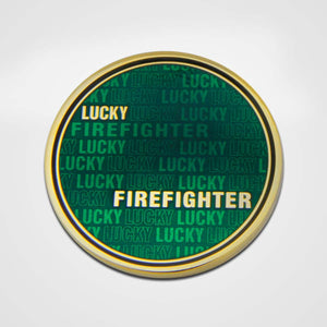 Lucky Firefighter Coin-Front