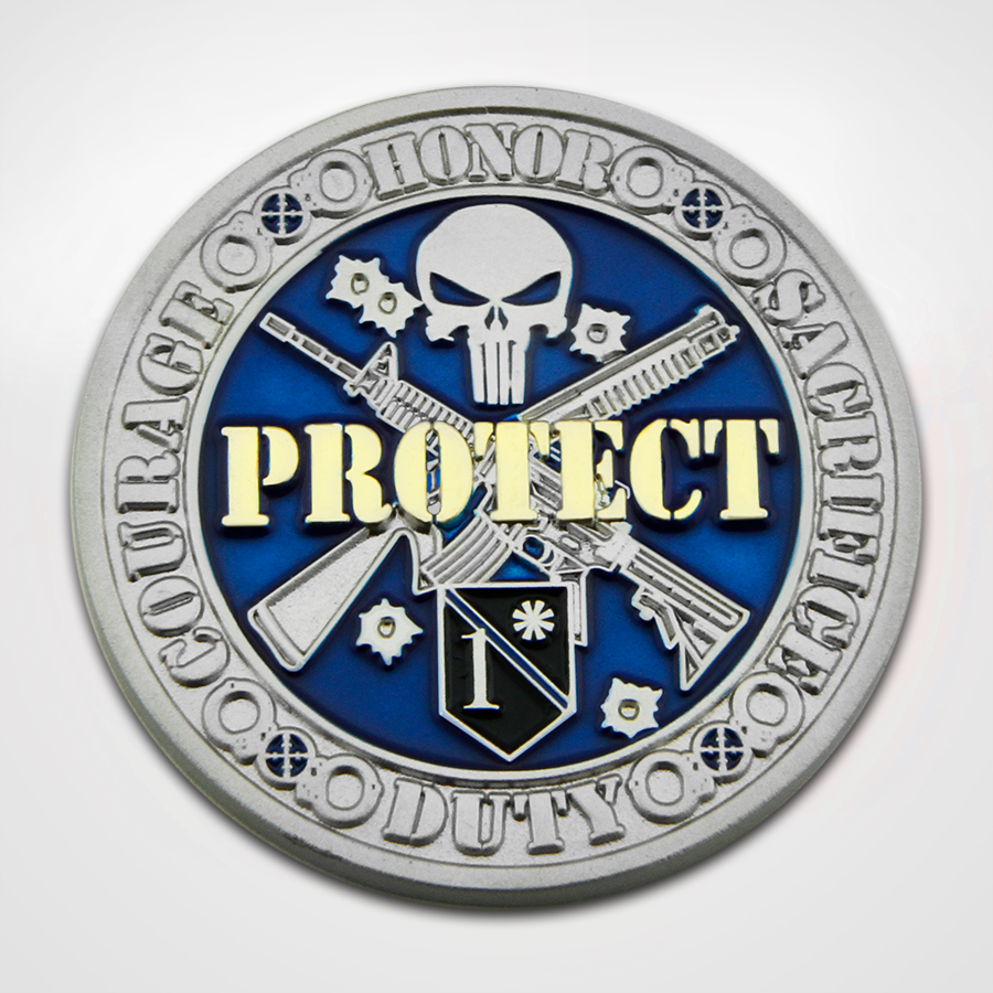 
            
                Load image into Gallery viewer, Protect and Serve Coin Front
            
        
