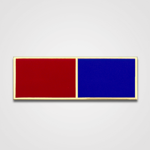 2-Stripe Red/Blue Merit Pin-Bar