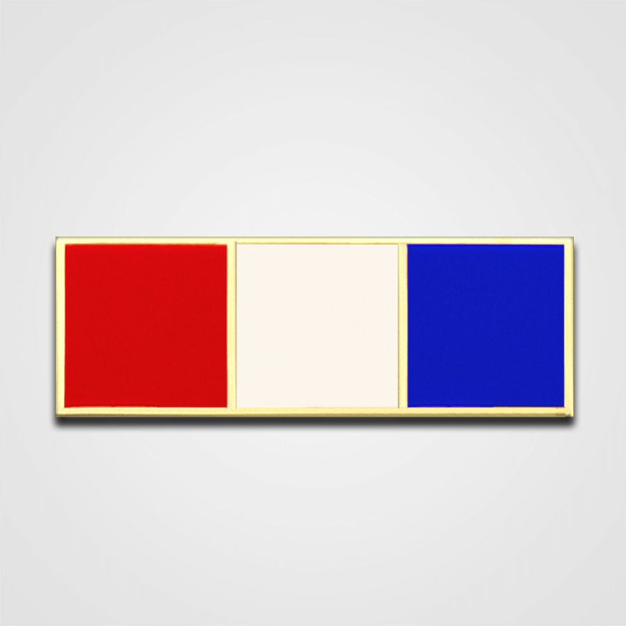 3-Stripe Red/White/Blue Merit Pin-Bar