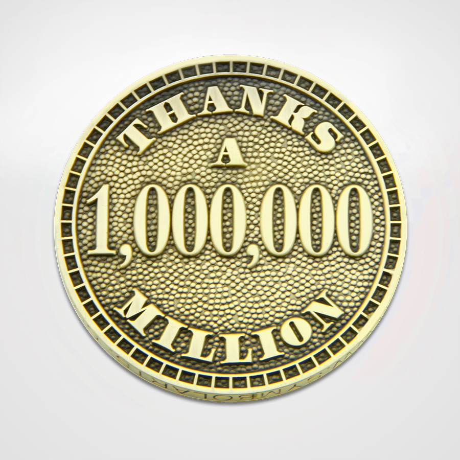 Thanks a Million Fire & Rescue Coin Back