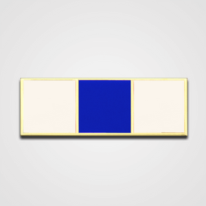 3-Stripe White/Blue Merit Pin-Bar